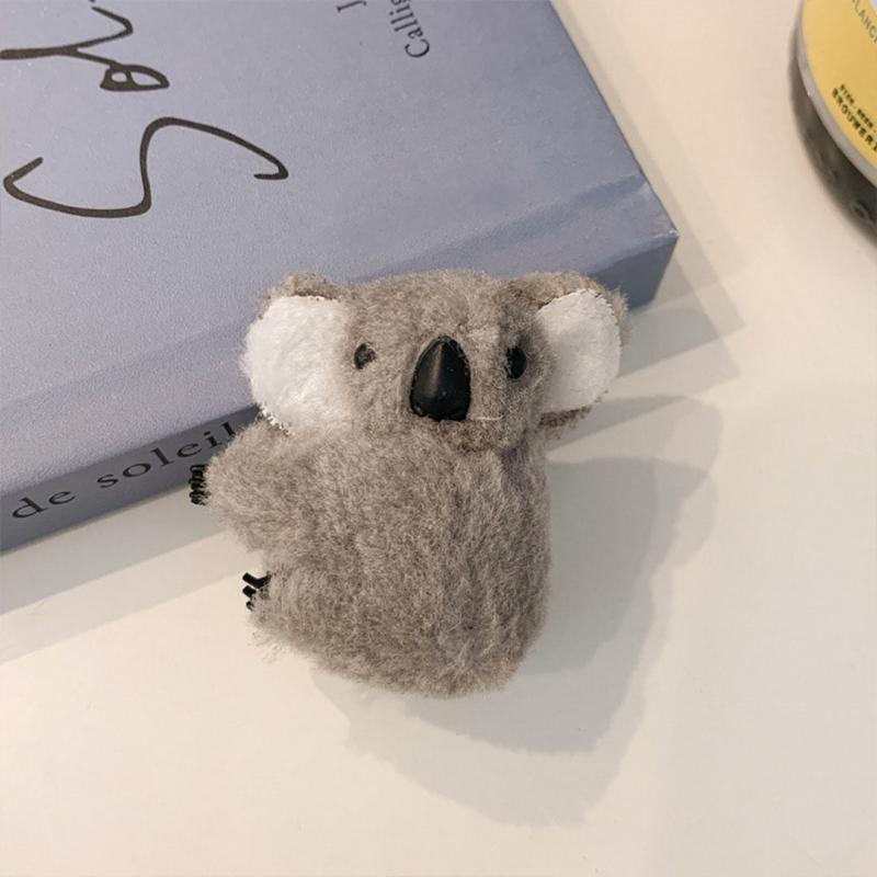 Koala Hair Claw Fluffy Banana Clip Hairgrip Non Slip Hair Accessory