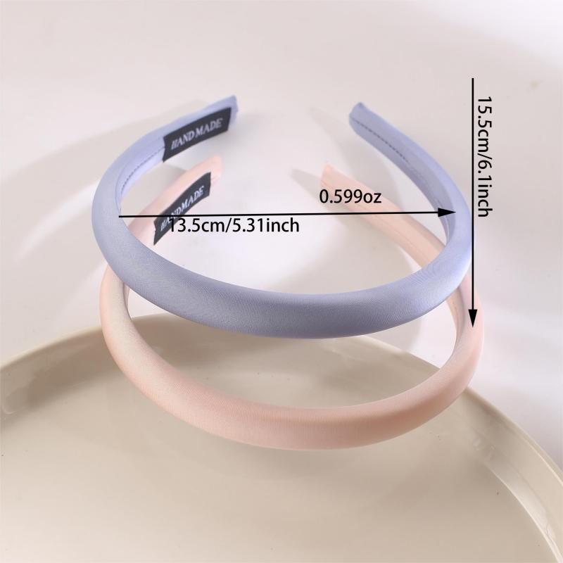 2pcs Retro Headband Face Wash Makeup Hair Accessories