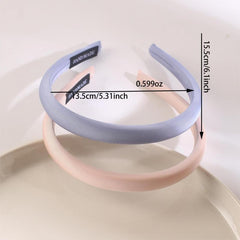 2pcs Retro Headband Face Wash Makeup Hair Accessories