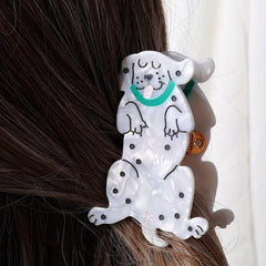 Cartoon Dog Shaped Hair Claw for Women Girls
