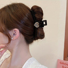 Acrylic Large Hair Claw Women's Back Head Hair Clip Style Shark Claw