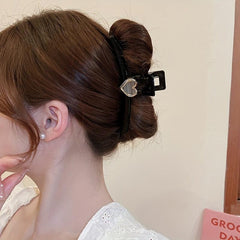 Acrylic Large Hair Claw Women's Back Head Hair Clip Style Shark Claw