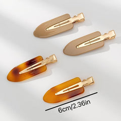 4pcs No Crease Hair Clips For Women Hair Styling No Bend Hair Clips