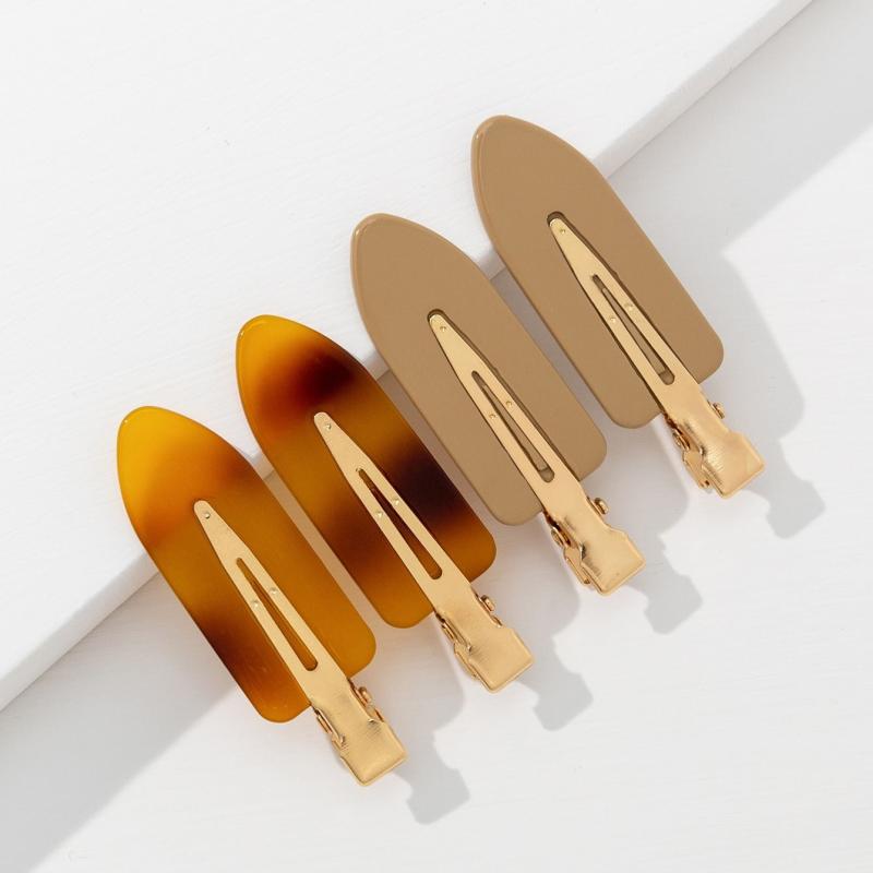 4pcs No Crease Hair Clips For Women Hair Styling No Bend Hair Clips