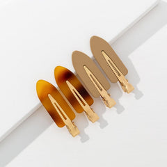 4pcs No Crease Hair Clips For Women Hair Styling No Bend Hair Clips