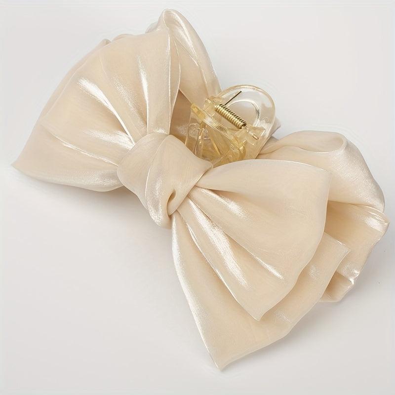 Large Bow Hair Claw Hair Accessory for Women