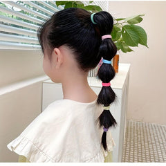 100pcs Canned Hair Tie Bracelet Hair Rope Hair Accessories