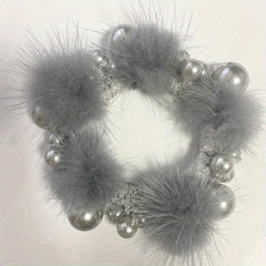Rabbit Fur Velvet Hair Ring Head Rope For Girls
