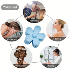Creative Flower Hair Claw Matte Hair Claws For Ladies And Girls