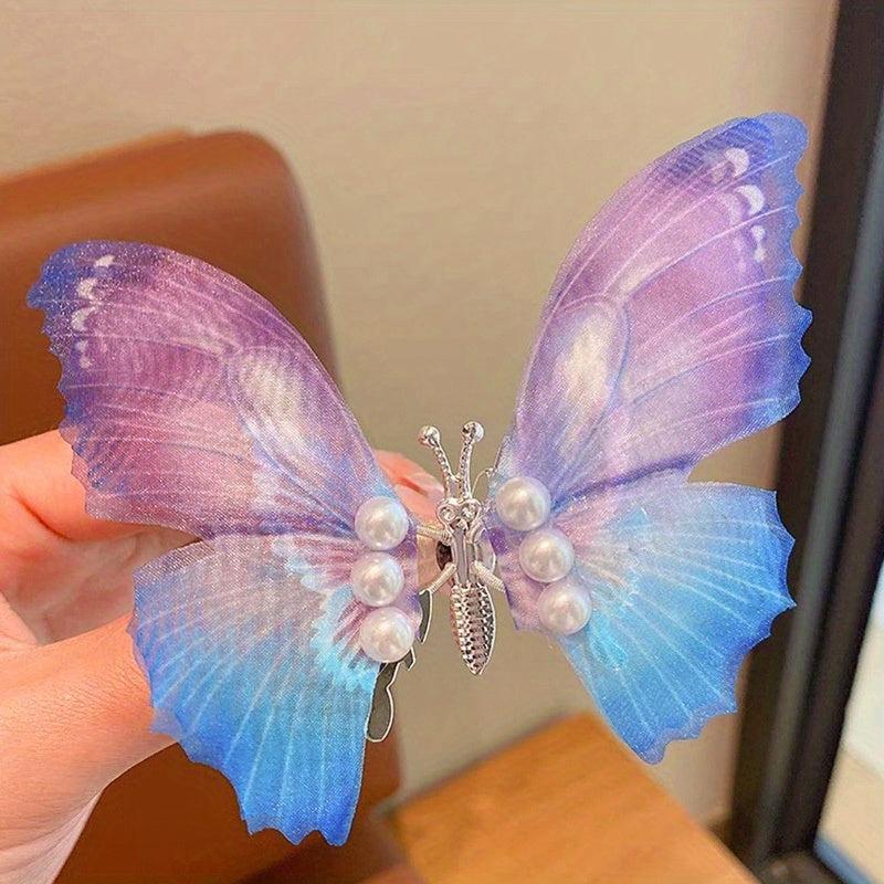 Butterfly Knot Hair Clip Sweet Duck Billed Hair Accessories