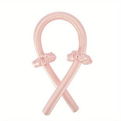 Minimalist Solid Hair Curler Heatless Curling Headband Silk Hair Roller