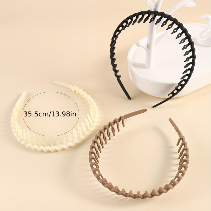 4pcs Waves Hair Band Nonslip Headband for Women Men