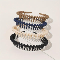 4pcs Waves Hair Band Nonslip Headband for Women Men