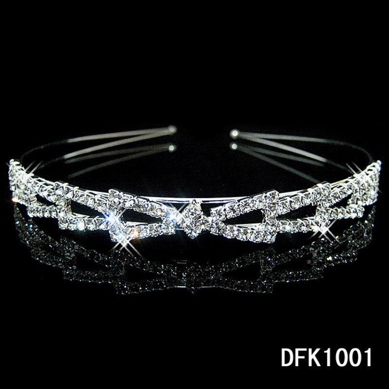 Rhinestone Wedding Headband Bridal Tiara Wedding Headpiece Bride Accessory