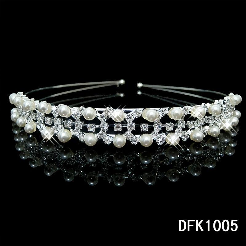 Rhinestone Wedding Headband Bridal Tiara Wedding Headpiece Bride Accessory