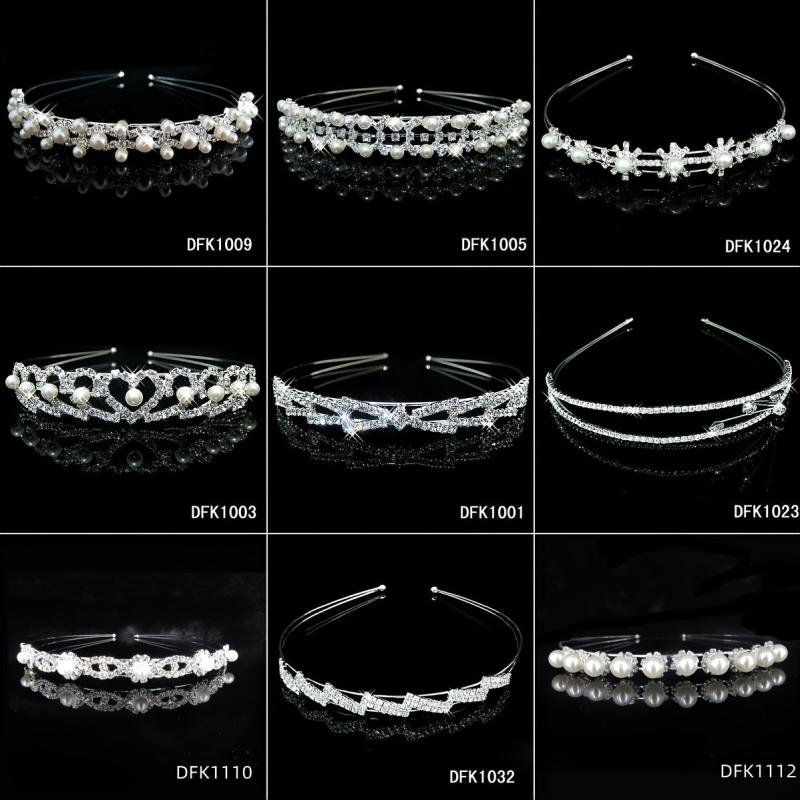Rhinestone Wedding Headband Bridal Tiara Wedding Headpiece Bride Accessory