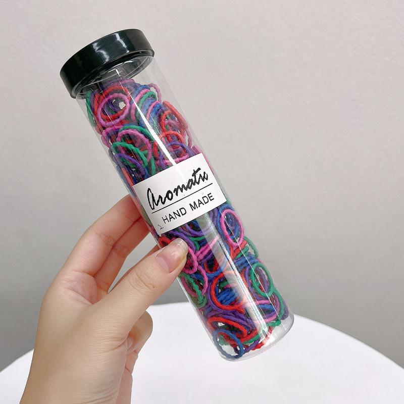 Iridescent Scrunchies Small Colorful Women Retro Hair Accessories