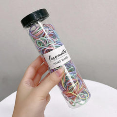 Iridescent Scrunchies Small Colorful Women Retro Hair Accessories