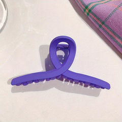 Matte Glossy Twisted Hair Claw Clip Strong Hold Hair Accessories