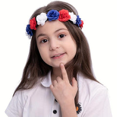 Flower Headband Elastic Hair Bundle Hair Accessories for Women