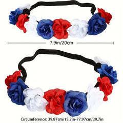 Flower Headband Elastic Hair Bundle Hair Accessories for Women