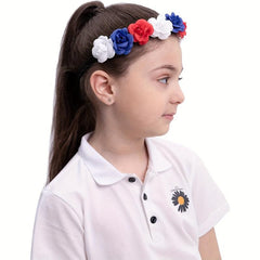 Flower Headband Elastic Hair Bundle Hair Accessories for Women