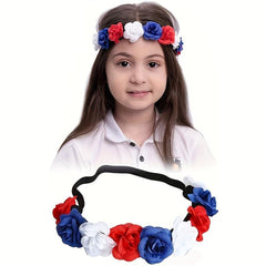 Flower Headband Elastic Hair Bundle Hair Accessories for Women