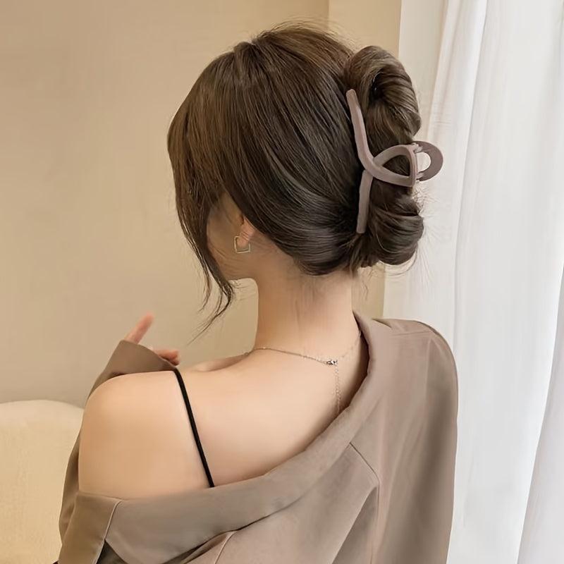 4pcs Oversize Matte Hair Claw Clip - Thick Hair French Hair Accessories