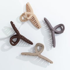 4pcs Oversize Matte Hair Claw Clip - Thick Hair French Hair Accessories