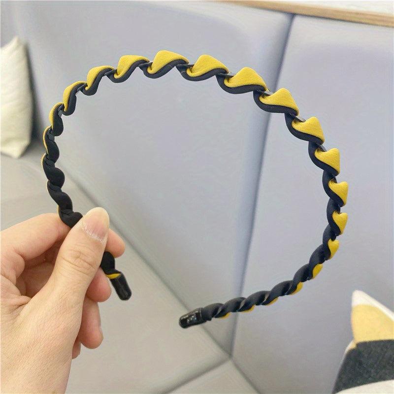 Wavy Cross Headband Sweet Spa Wash Face Make Up Headband