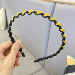 Wavy Cross Headband Sweet Spa Wash Face Make Up Headband