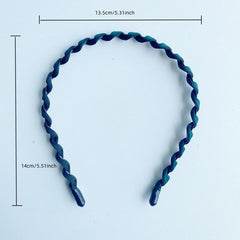 Wavy Cross Headband Sweet Spa Wash Face Make Up Headband
