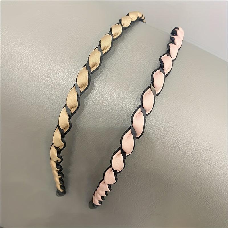 Wavy Cross Headband Sweet Spa Wash Face Make Up Headband