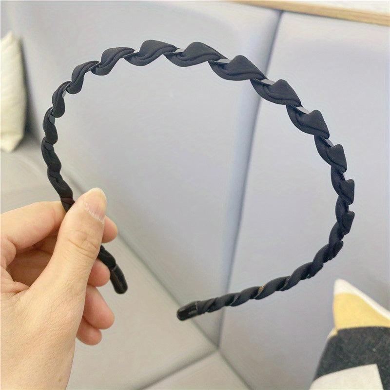 Wavy Cross Headband Sweet Spa Wash Face Make Up Headband