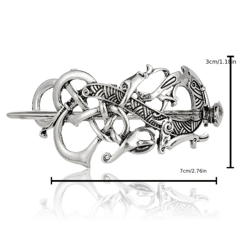 Monster Hair Slide Nordic Vintage Headwear Non Slip Accessory