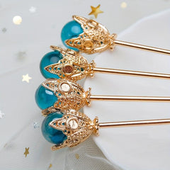 Ancient Style Golden Stick Hairpin Daisy Hairpin Straight Hairpin