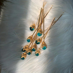Ancient Style Golden Stick Hairpin Daisy Hairpin Straight Hairpin