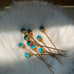 Ancient Style Golden Stick Hairpin Daisy Hairpin Straight Hairpin