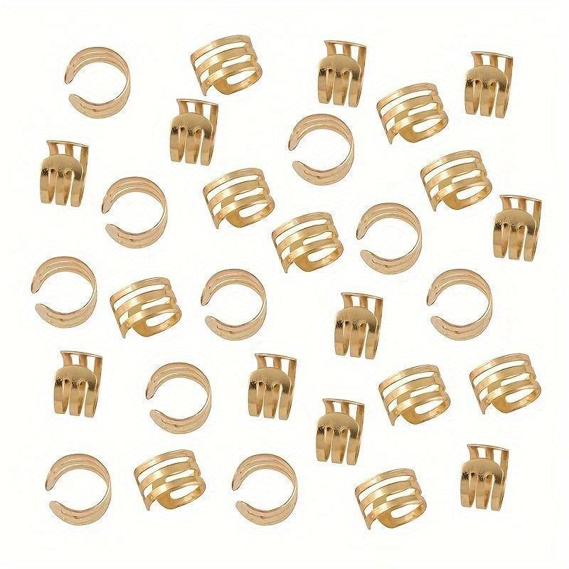 African Style Dreadlock Buckle Hair Accessories Set