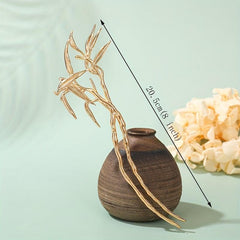 Alloy Bamboo Hairpin Hair Stick Ponytail Holder