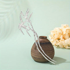 Alloy Bamboo Hairpin Hair Stick Ponytail Holder