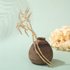 Alloy Bamboo Hairpin Hair Stick Ponytail Holder