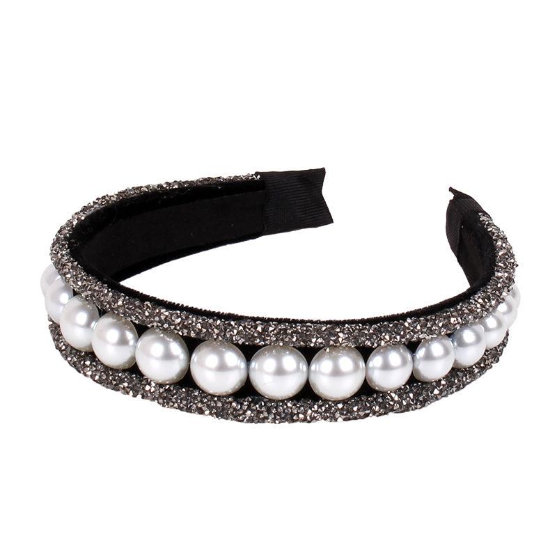 Vintage Faux Pearl Hairband Bridal Wedding Tiara Hair Accessories