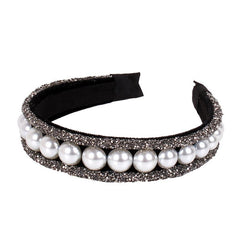 Vintage Faux Pearl Hairband Bridal Wedding Tiara Hair Accessories