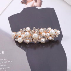 Rhinestone Hair Barrettes Pearl Hair Clips Styling Accessories for Women