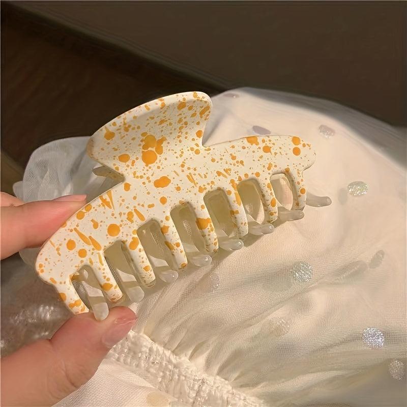 5pcs Rectangle Claw Clip Colorful Ponytail Holder Hair Accessories