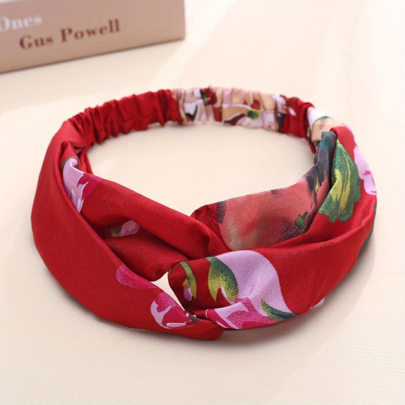 Criss Cross Headband Stretchy Headwear Boho Turban - Daily Workout Hair Accessor