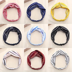 Criss Cross Headband Stretchy Headwear Boho Turban - Daily Workout Hair Accessor