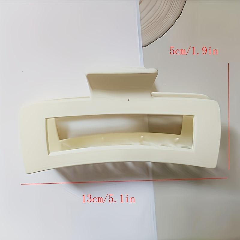Oversize Rectangle Hair Claw Clip Non Slip Strong Hold Grip Hair Accessories