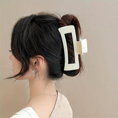 Oversize Rectangle Hair Claw Clip Non Slip Strong Hold Grip Hair Accessories